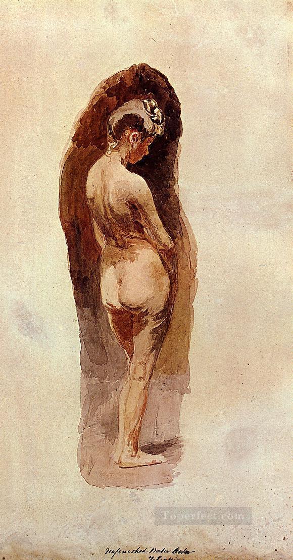 Female Nude Realism Thomas Eakins Oil Paintings